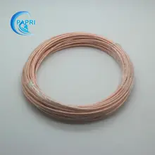 1meters 5meters 10meters 1.5mm2 19strands*0.32mm Teflon Shield High Purity OCC Copper wire audio DIY Amplifier WAG 15-WAG 16