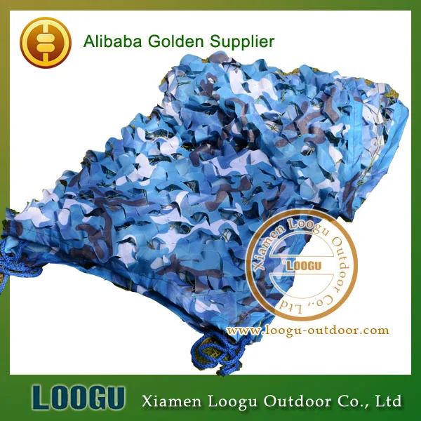 

VILEAD 4M*4M Sea Blue Blue Sea Camouflage Camo Net for Hunting Camping Military Photography Decoration Shade Net Car Shade Sail