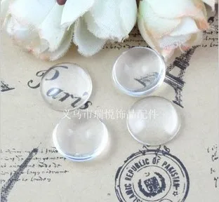 

A1901 Free Shipping!100pcs/lot 14mm Good Quality Domed Round Transparent Clear Glass Cabochons Cameo settings Glass Cover