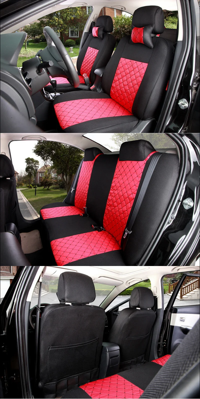 Передние и задние) универсальные чехлы на сиденья для hyundai solaris ix35 i30 ix25 Elantra accent tucson Sonata автомобильные аксессуары