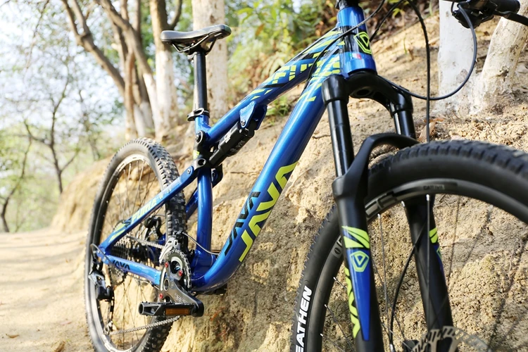 JAVA Mountain Bike 27.5er Full Suspension bicycle 9 Speed Oil Disc Brake