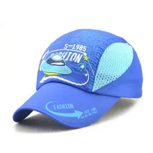 

Quick-drying Letter UFO patchwork mesh Polyester Baseball Cap kids Snapback Dad Hat Hip Hop Cap For Girls boys Casquette gorras