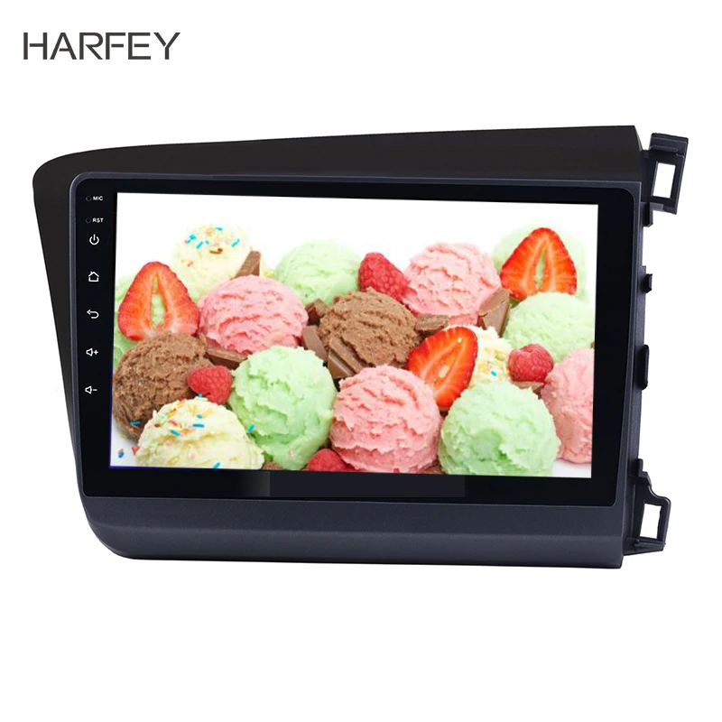 Автомагнитола Harfey с gps стерео HD 9 &quot Android 8 1 bluetooth навигация для HONDA CIVIC 2012 правша WiFi