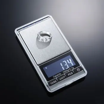 

1000g * 0.1g Electronic Digital Pocket Scale LCD Jewelry Gold Gram Kitchen Balance Weight scales