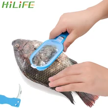 HILIFE Fisch waagen Schaber Fisch Waagen Haut Remover Scaler und messer Clam Öffner Fisch Reinigung Werkzeuge Küche Gadgets