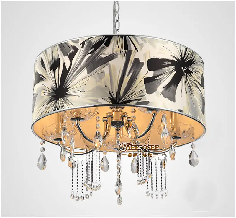 

New arrival Crystal Pendant Light / Lamp / Lighting fixture with lampshade for Dining room and bedroom