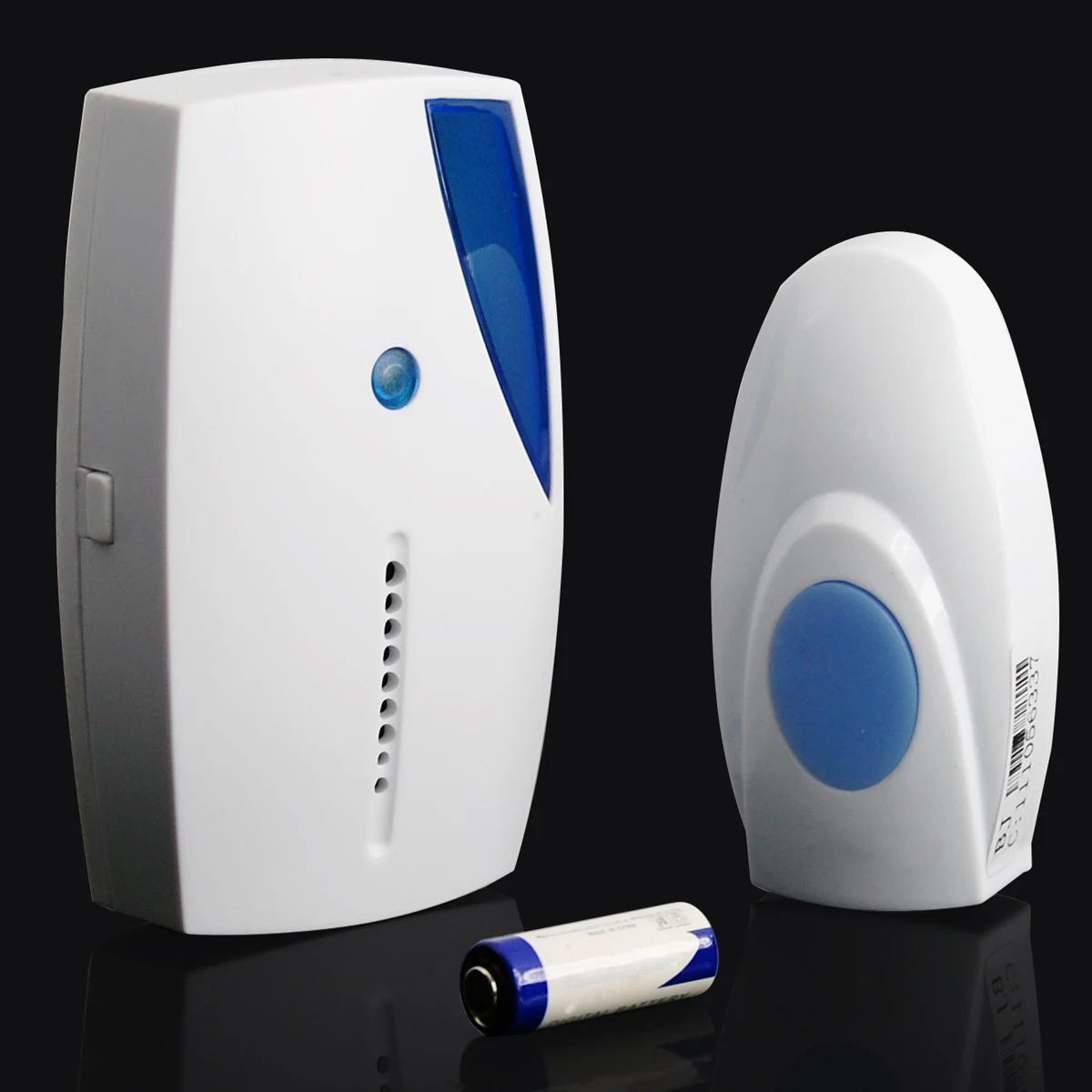 

Quality White Wireless Cordless Digital Door Bell 100M 32 Tune Sound Chime UK