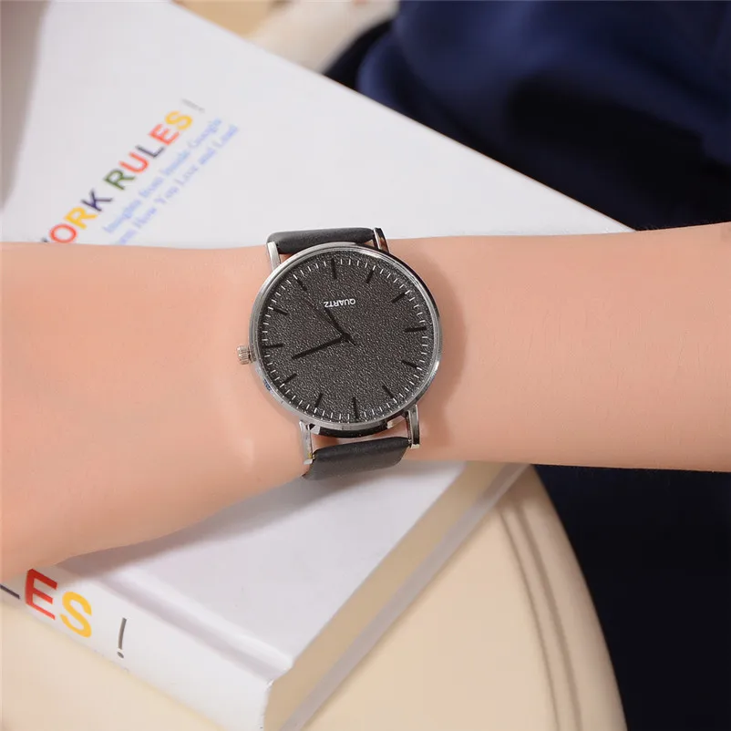 Fashion Women's Watches Simple Leather Strap Casual Women's Ladies Quartz Analog WristWatches clock relogio feminino A06 (10)