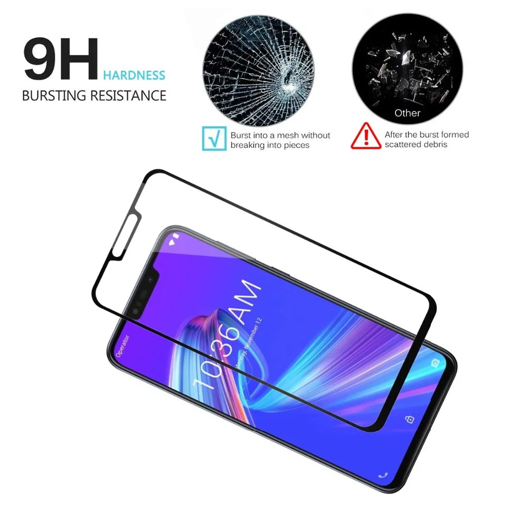 Для ASUS Zenfone Max M2 ZB633KL полное покрытие закаленное стекло для Pro ZB631KL Защита экрана Plus