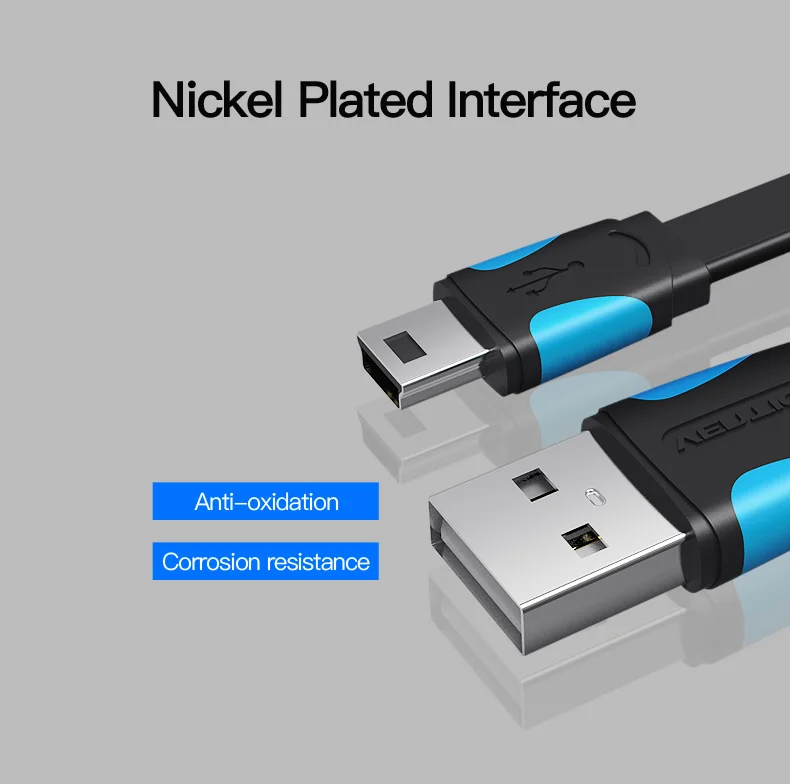 Vention Mini USB кабель Mini USB к USB кабель передачи данных для быстрой зарядки для сотового телефона цифровой камеры HDD MP3 MP4 плеер планшеты gps