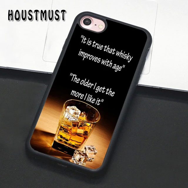 HOUSTMUST Прохладный виски Цитата чехол для iPhone 5 5S SE 6 S 7 8 X XR XS max samsung galaxy S5 S6 S7 край S8 S9