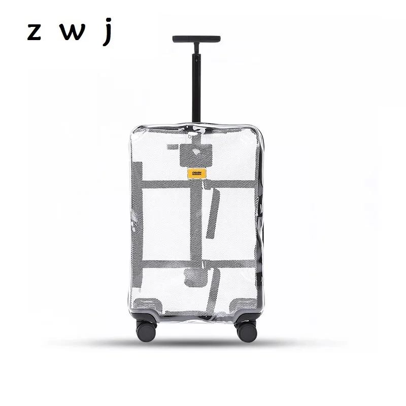 

New Fashion transparent suitcase 20 inch Crash Baggage Carry-ons trolley case Rolling Luggage