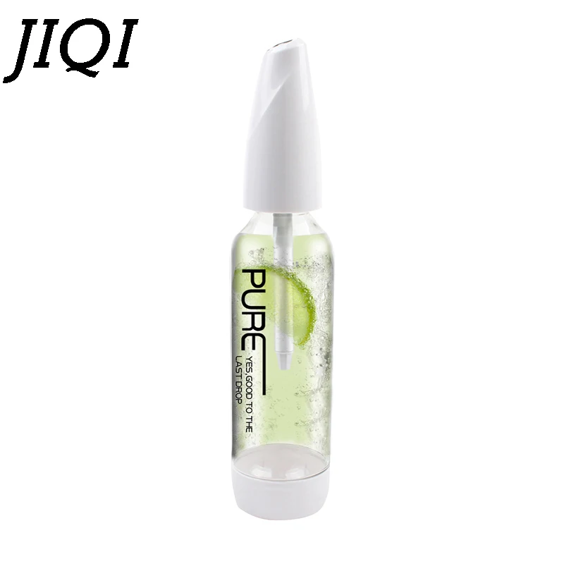 

JIQI Soda Siphon Dispenser Sodastream WATER Bubble Generator Portable Soda Maker Manual DIY Carbonated soft Drink Juice Machine