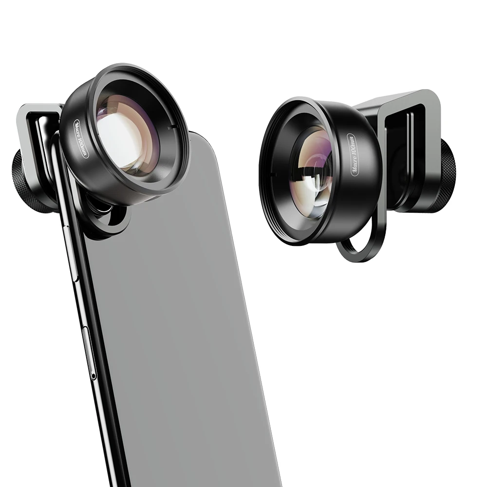 APEXEL HD оптический объектив для камеры телефона 100 мм макро-объектив+ 10x Супер Макро-линзы для IPhone X xr xs max samsung s9 все смартфоны