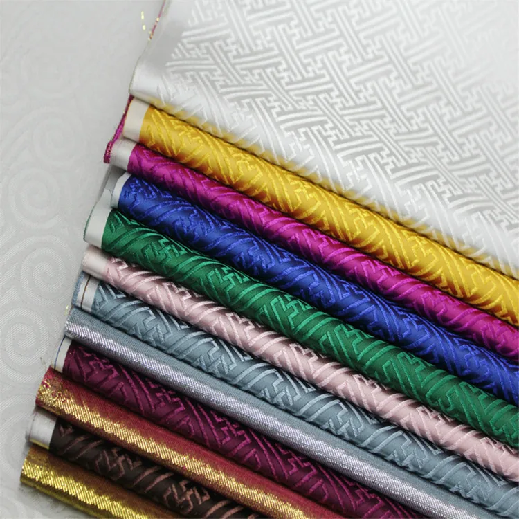 CF53 1 ярд жаккардовая шелковая тканая парча ткань для Ципао монгольский халат Кружевная декоративная ткань китайский стиль Подушка Ткань