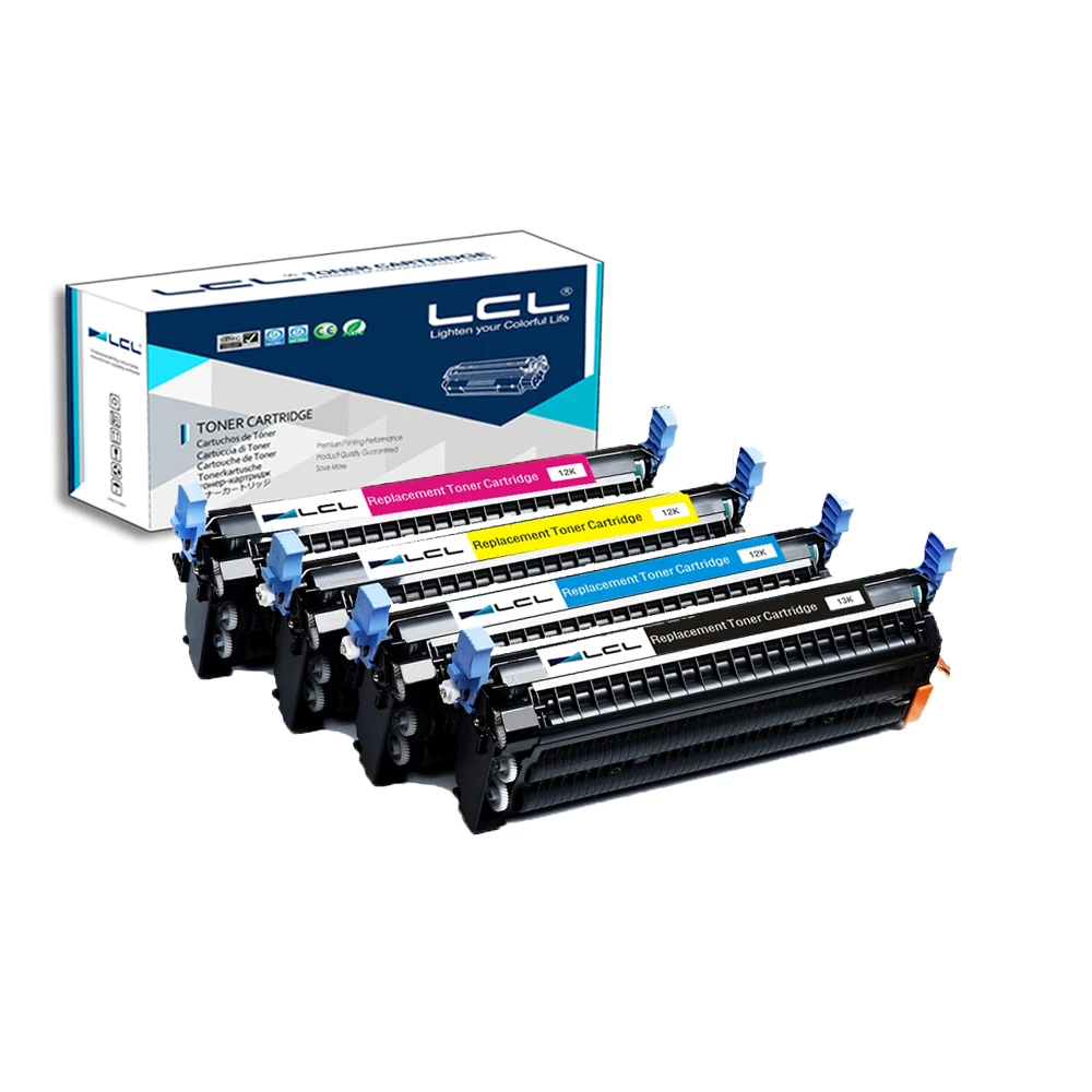 

LCL 645A C9730A C9731A C9732A C9733A 645 (4-pack) Laser Toner Cartridge Compatible for  HP Laserjet 5500/5550 Color Series