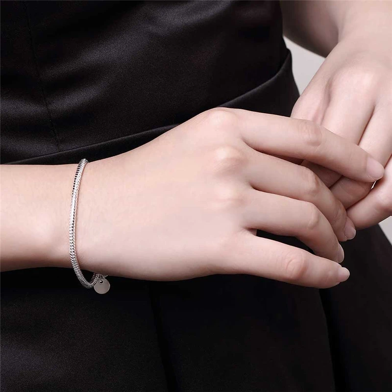 Doteffil 925 Sterling Silver 8 Inch 3mm 