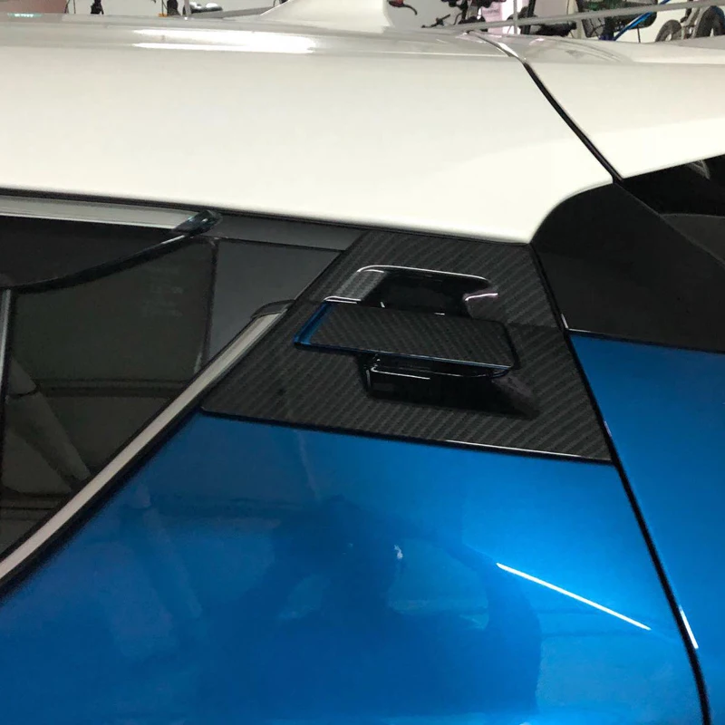 Для Toyota C-HR внешние задние дверные ручки и ручки колпаки крышка отделка 6 шт. углеродное волокно стиль автомобильные аксессуары