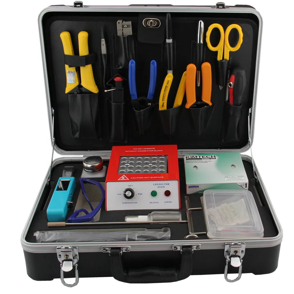 

KF-6000 Pro-Installer Fiber Optic Termination Tool Kit for SC/FC/ST and LC connectors