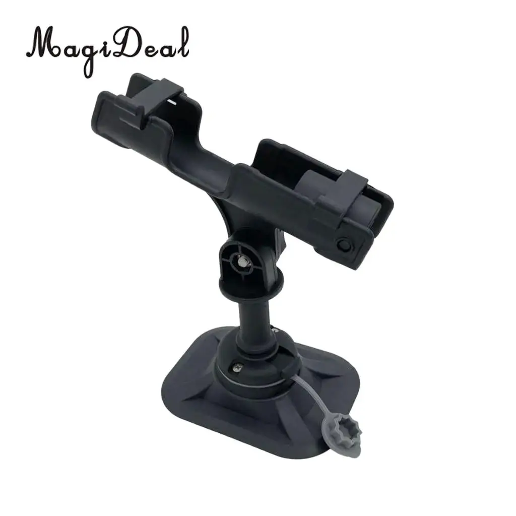 MagiDeal Adjustable 360 Degrees Kayak Fishing Rod Holder Boat Pole Stand Bracket