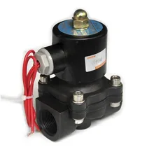 12VDC 1/" BSPP Женский 2 Way NC Вода Воздух Газ Нейлон Пластик Соленоидный клапан