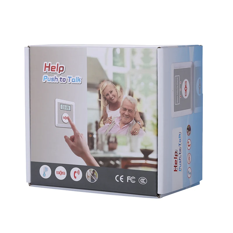Inbraakalarm SOS paniekknop ЖК экран SMS Панель IOS/Android temperatuurregelaar GSM Alarmsysteem K3B|Комплекты для