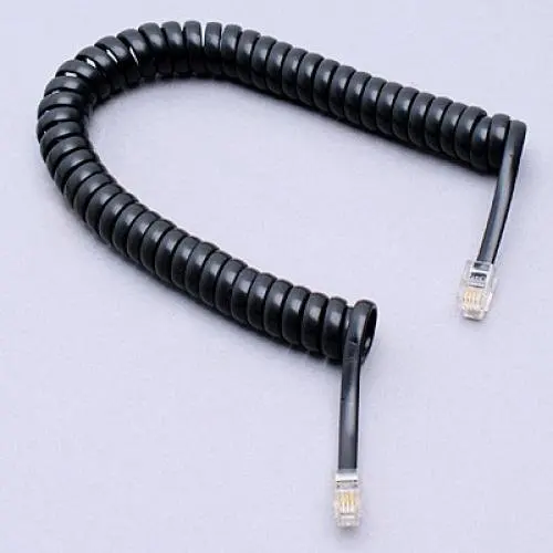 2 м черный добавочный телефонный провод катушки шнур