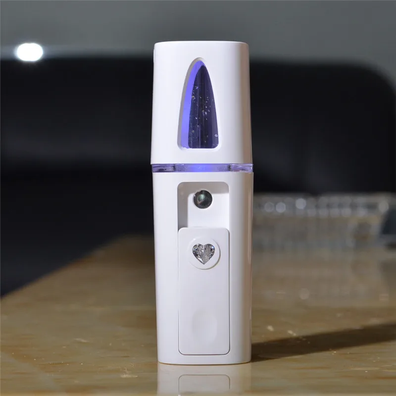 Compact Office Travel Nano Spray Mist Facial Steamer Skin Care Beauty Moisturizing Hydrating Sprayer Humidifier Device