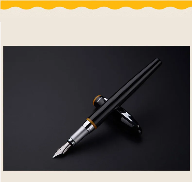 Перьевая ручка Picasso, ручки с золотыми чернилами, 0,5 мм перо, Высококачественная роскошная ручка, высокое качество, подарочная упаковка