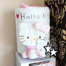 Hello kitty, милый плюшевый диспенсер для воды, пылезащитный чехол, мультяшное ведро для питья, пылезащитный чехол, диспенсер для воды, hello kitty, домашняя помощь