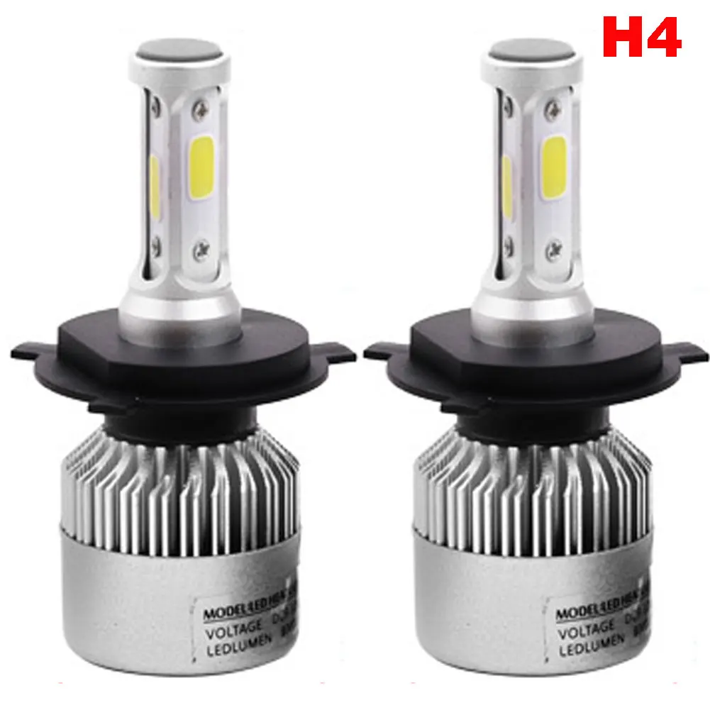 2 шт. автомобисветодиодный светодиодные лампы H1 H3 H4 H7 H8 H11 9005 9006 6500 лм|led bulb|led bulb coblamp