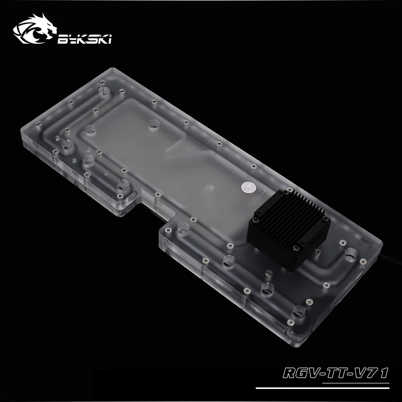 Bykski RGV CM H500 плата распределения воды для CoolerMaster H500M|Жидкостные системы охлаждения|