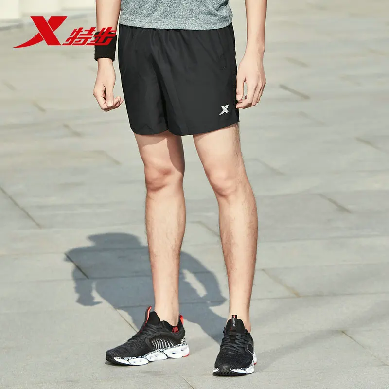 881229679239 xtep men's shorts 2019 spring new sports shorts black breathable loose men casual running shorts