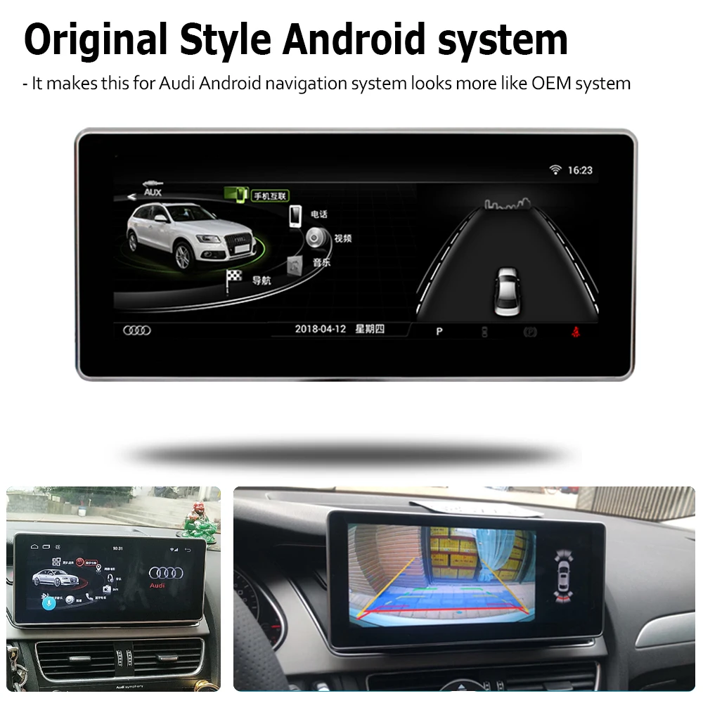 Perfect Car Android screen For Audi A5 8T 8F 2016~2019 MMI touch display GPS Navigation radio stereo Audio head unit multimedia player 5