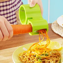 2018 nuevo espiralizador de verduras Premium, rebanador espiral, fideos de calabacín Pasta Spaghetti Spiral Maker pelador cortador en juliana