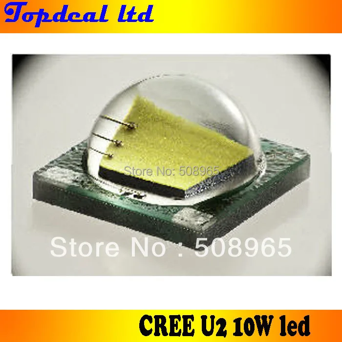 

CREE XML T6 U2 LED 10W LED Chip Emitter White 1100Lm flashlight for DIY