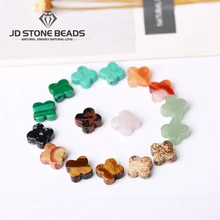 Высококачественный светильник Dalmatin, красный халцедон, четырехлистный клевер, драгоценный камень, аксессуар для изготовления ювелирных изделий, неправильные бусины