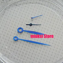 Синий стрелки часов подходят Азии st25 серии автоматический механизм parnis мужские часы