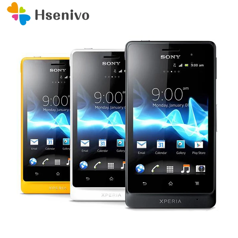 Смартфон Sony Xperia go ST27 оригинальный разблокированный ST27i GSM 3 5 дюйма 3G МП GPS Wi Fi Android 512