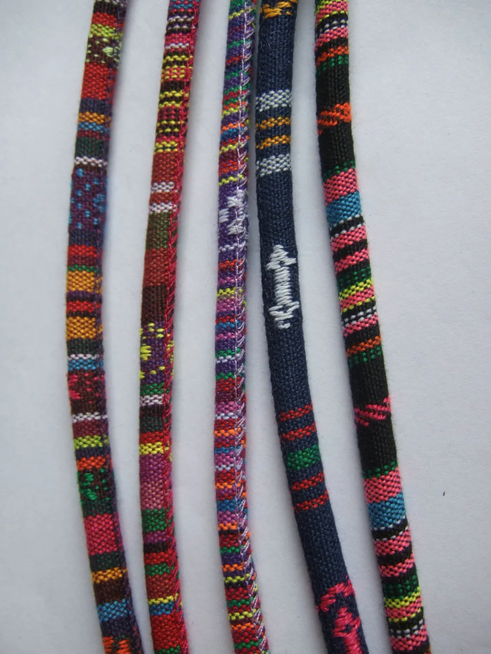 5 Meters 6mm Colorful Cotton Silk Braided Cord Bracelet Necklace Making