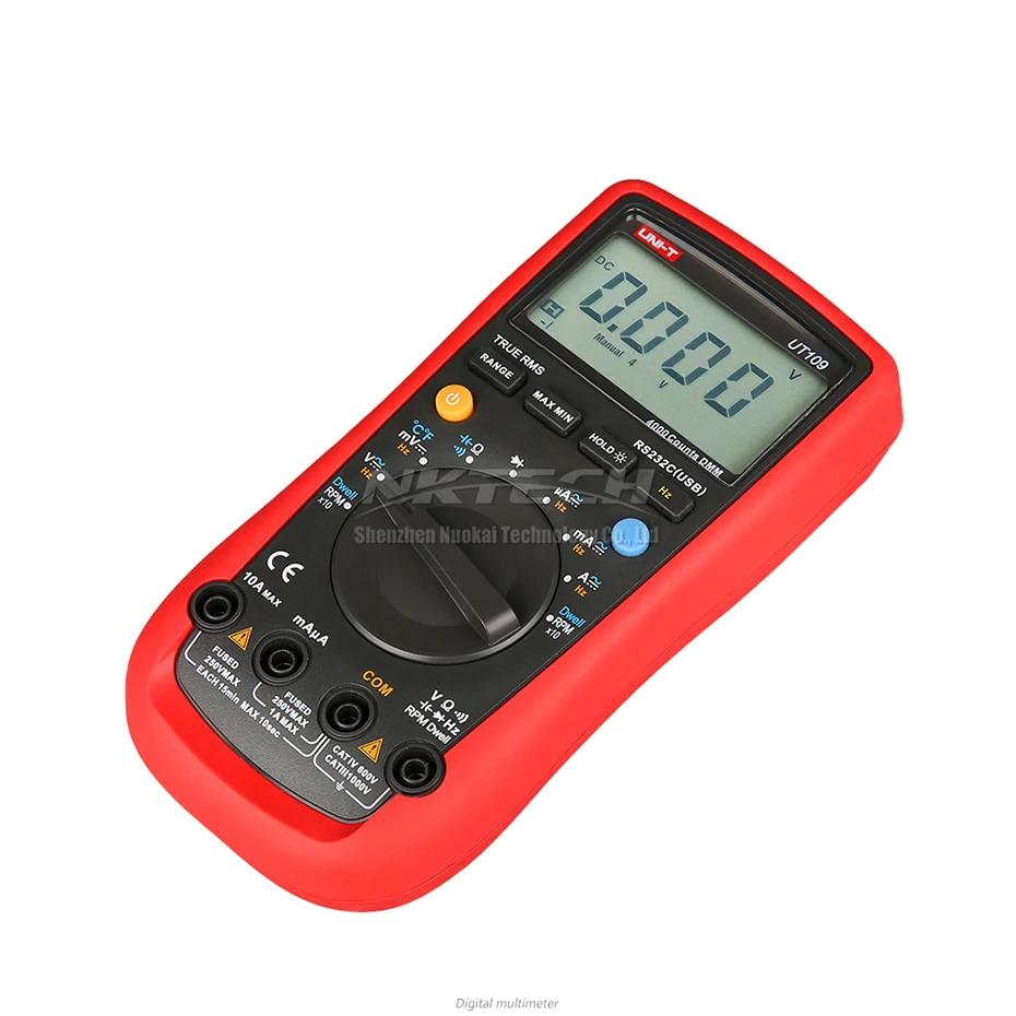 UNI T Цифровой мультиметр UT105 UT107 UT109 для автомобиля AC DC Вольт постоянного тока Ток