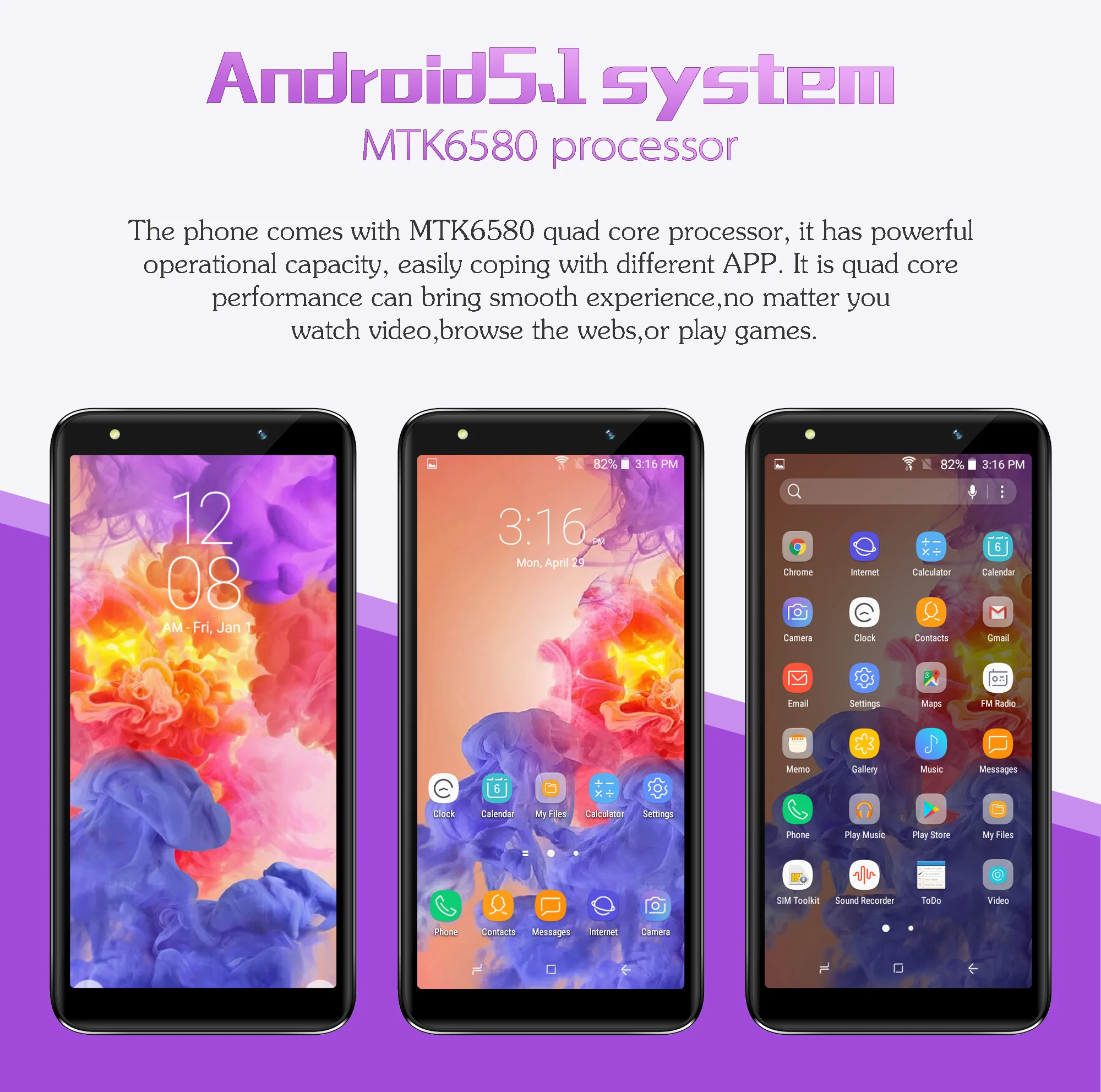 Мобильные телефоны mate20 18:9 5 &quotчетырехъядерный MTK6580 3G ram 16G rom 8MP Android смартфоны