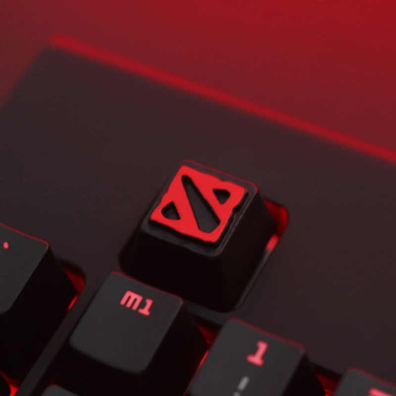  Customized embossed zinc alloy keycap for game mechanical keyboard high-end unique DIY for A