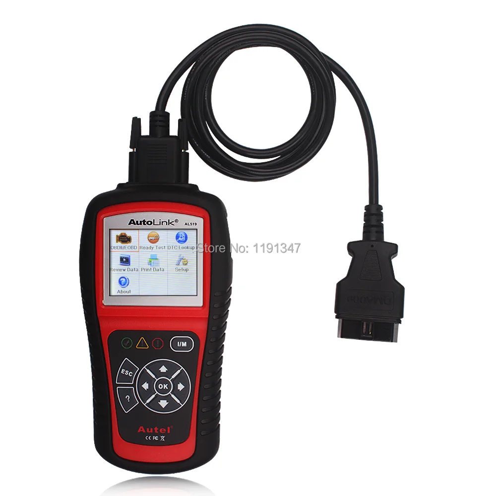 Original Autel AutoLink AL519 OBDII EOBD Auto Code Scanner OBD II CAN Scan Tool DHL Free