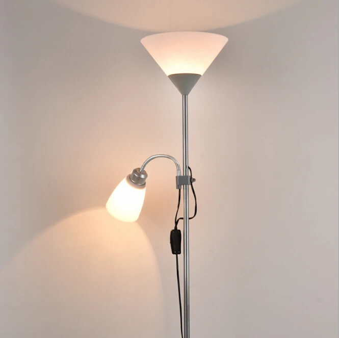 

Modern nordic design 2 lights night Floor Lamp stand Living Room adjustable Hotel Lighting E27 LED Bedroom lamp