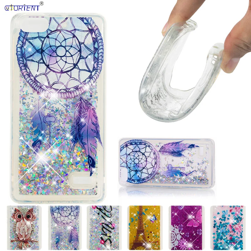 

Huawei Honor 4C Case Cover for Huawei G Play Mini Honor4C CHM U01 CHC U01 Phone Shell Soft Glitter Dynamic Liquid Quicksand Case