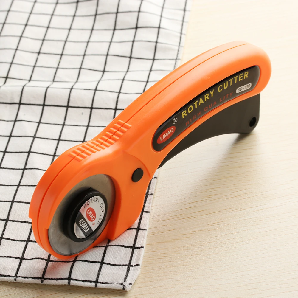 1PC New Special Orange 45mm Rotary Cutter Premium Quilters Sewing