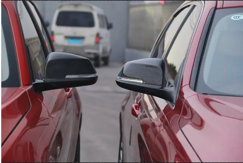 1:1 замена углеродного волокна крышка зеркала заднего вида автомобиля Стайлинг для Volkswagen Tiguan 2009