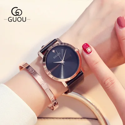 

2018 New Luxury Top Brand Simple Casual Quartz Watch Women Fashion Leather Watches Female Clock reloj mujer Relogio Feminino