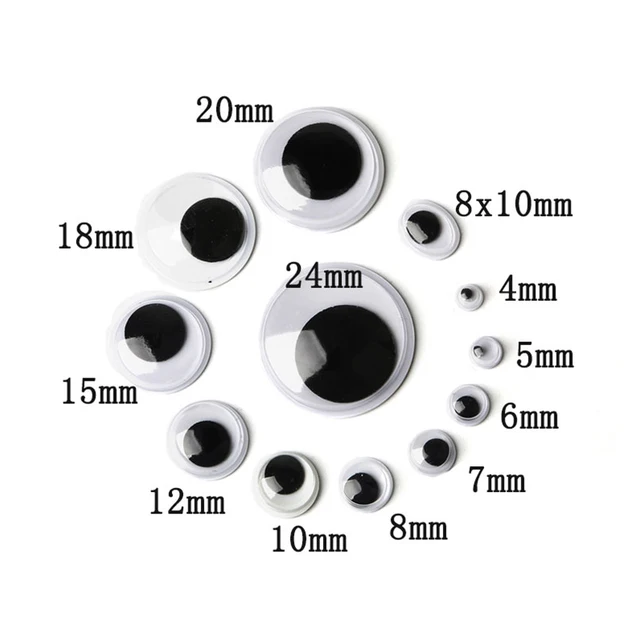 Googly Eyes Self Adhesive Diy, Scrapbooking Arts Decor